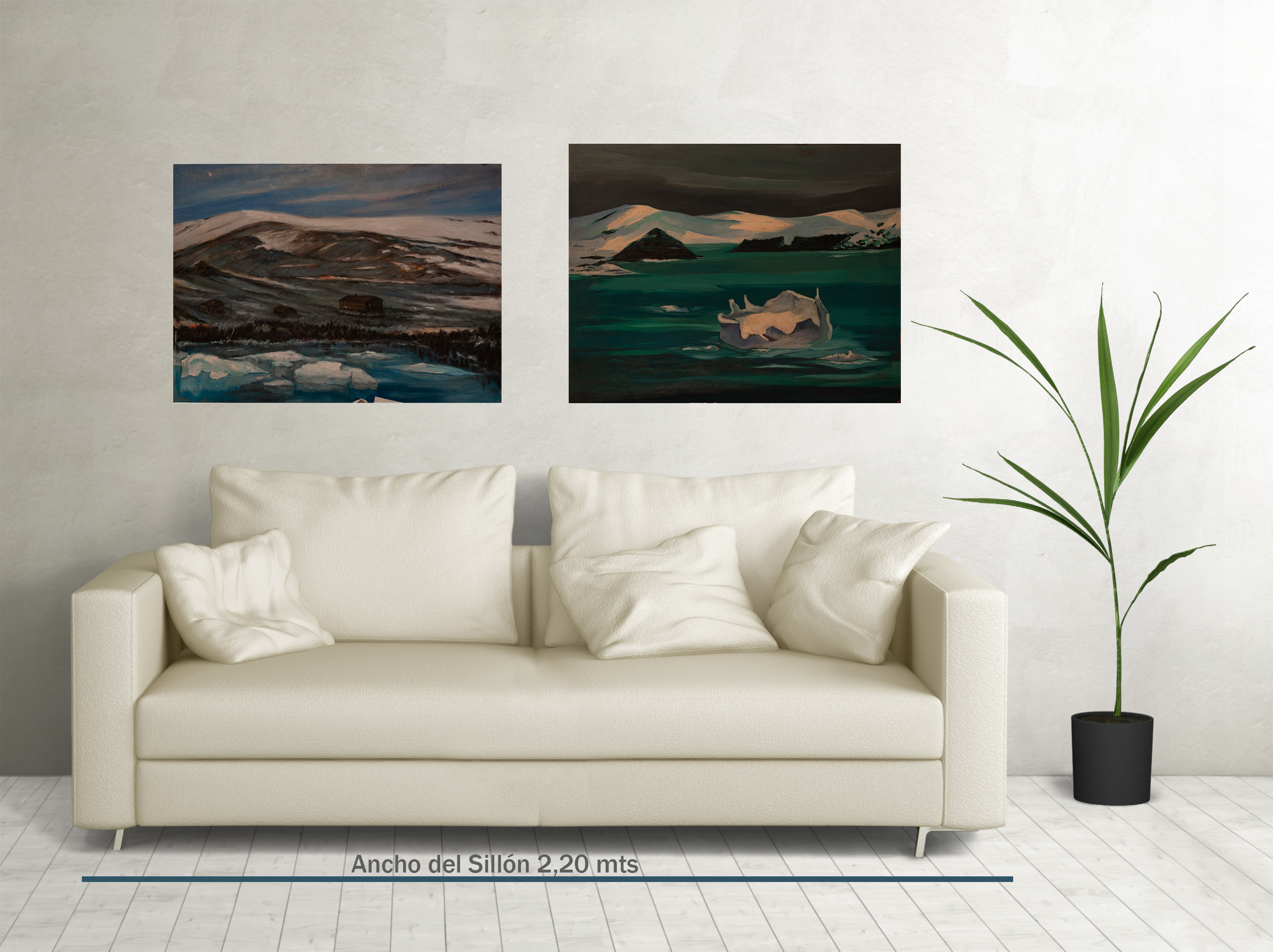 Living cuadro antartida 1